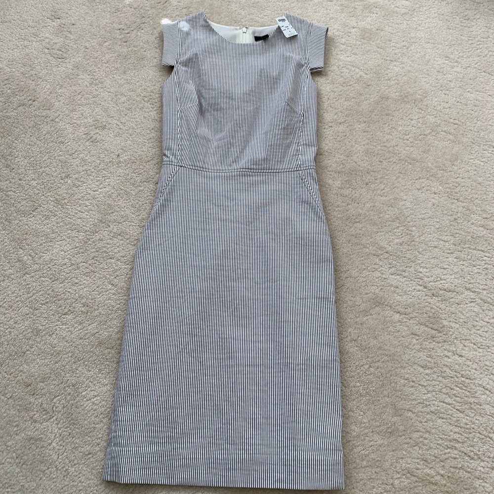 J.CREW Pinstripe Dress